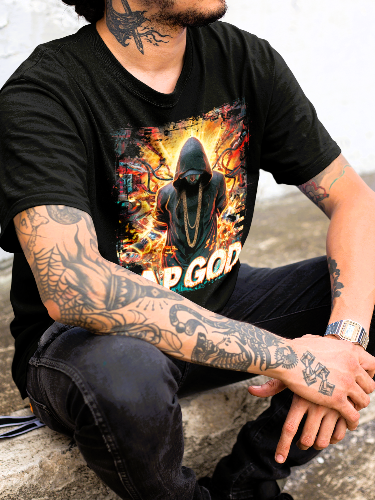 Rejected Youth Co. – Rap God Graphic Tee | Vintage Hip-Hop Lyric Shirt | Bootleg Slim Shady-Inspired Streetwear