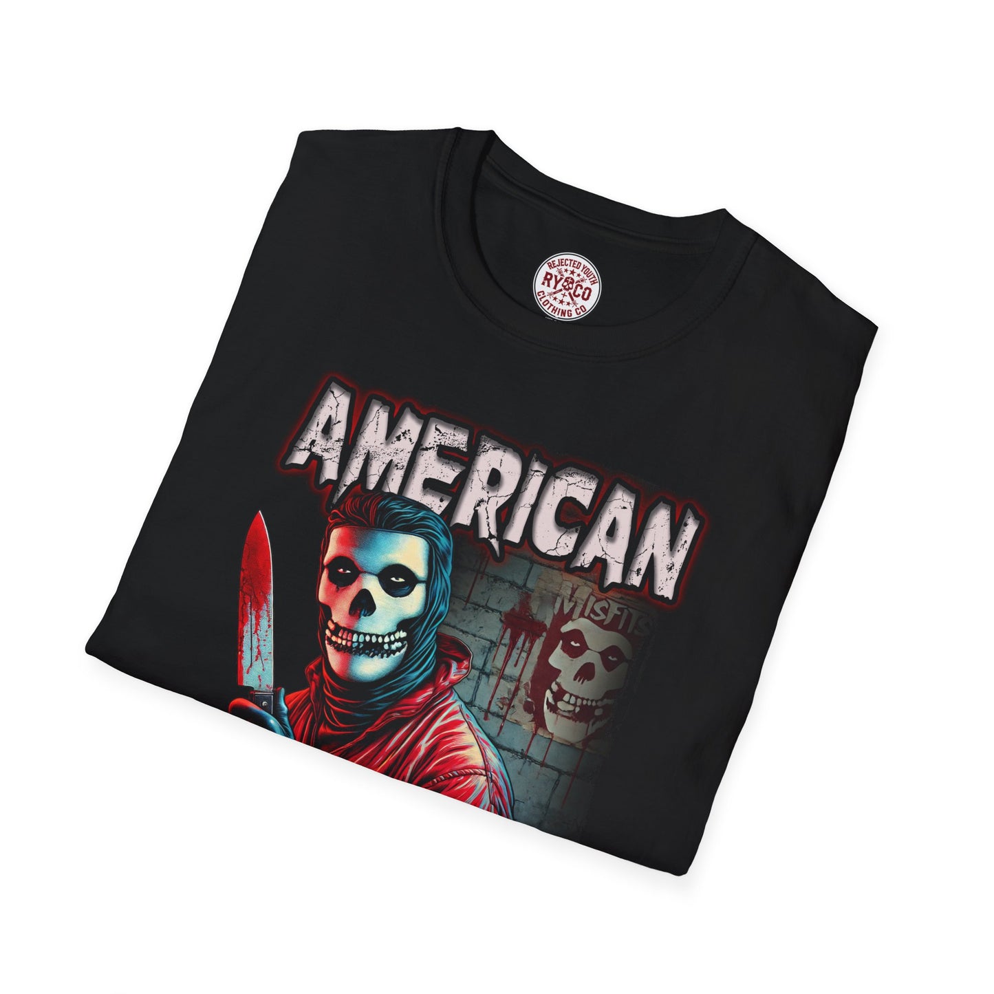 Rejected Youth Co. – American Psycho Bootleg Tee | Horror Punk Graphic Shirt