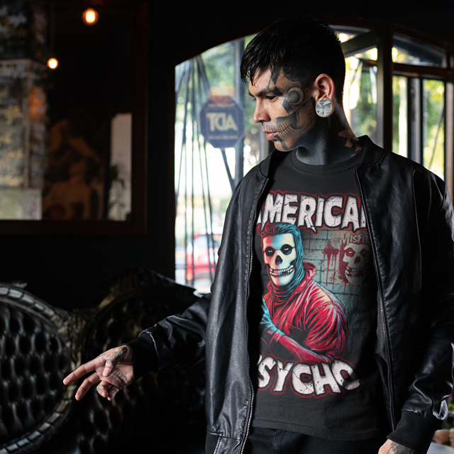 Rejected Youth Co. – American Psycho Bootleg Tee | Horror Punk Graphic Shirt