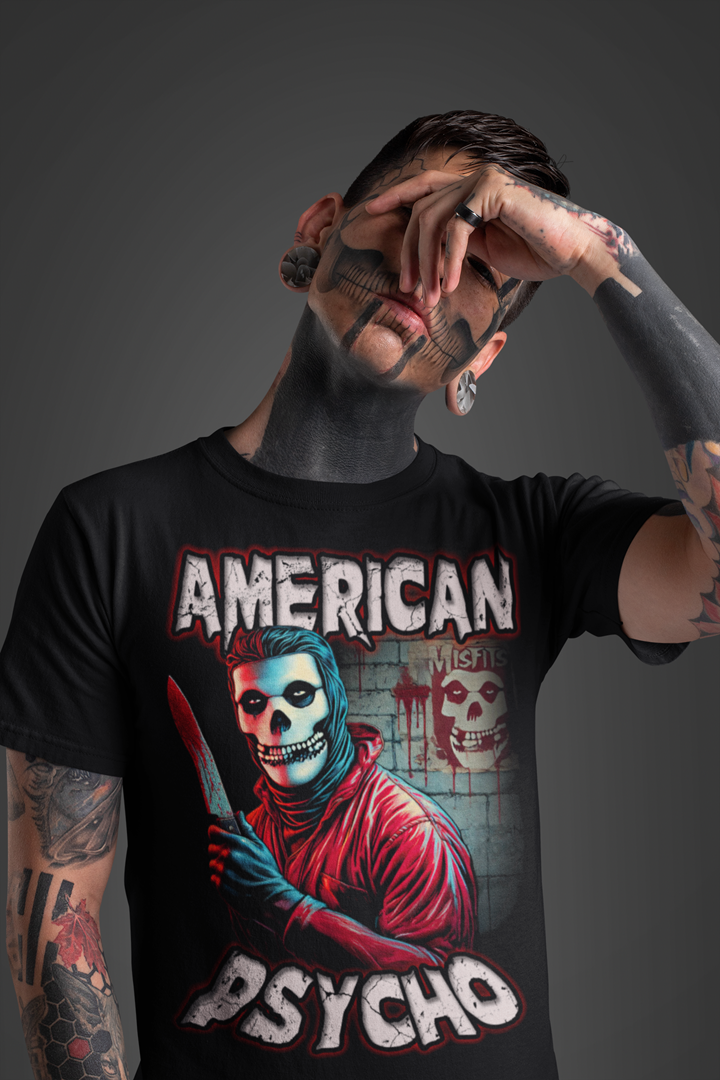 Rejected Youth Co. – American Psycho Bootleg Tee | Horror Punk Graphic Shirt