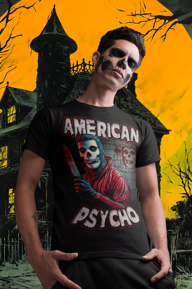 Rejected Youth Co. – American Psycho Bootleg Tee | Horror Punk Graphic Shirt