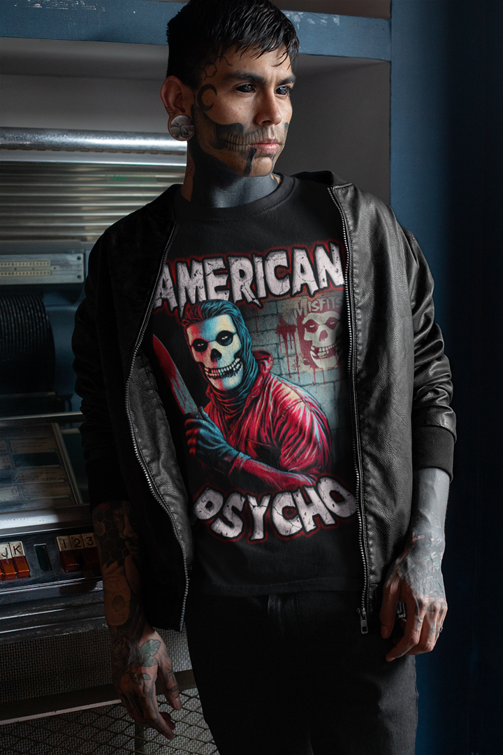 Rejected Youth Co. – American Psycho Bootleg Tee | Horror Punk Graphic Shirt