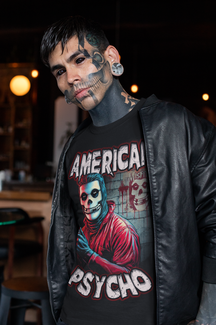 Rejected Youth Co. – American Psycho Bootleg Tee | Horror Punk Graphic Shirt