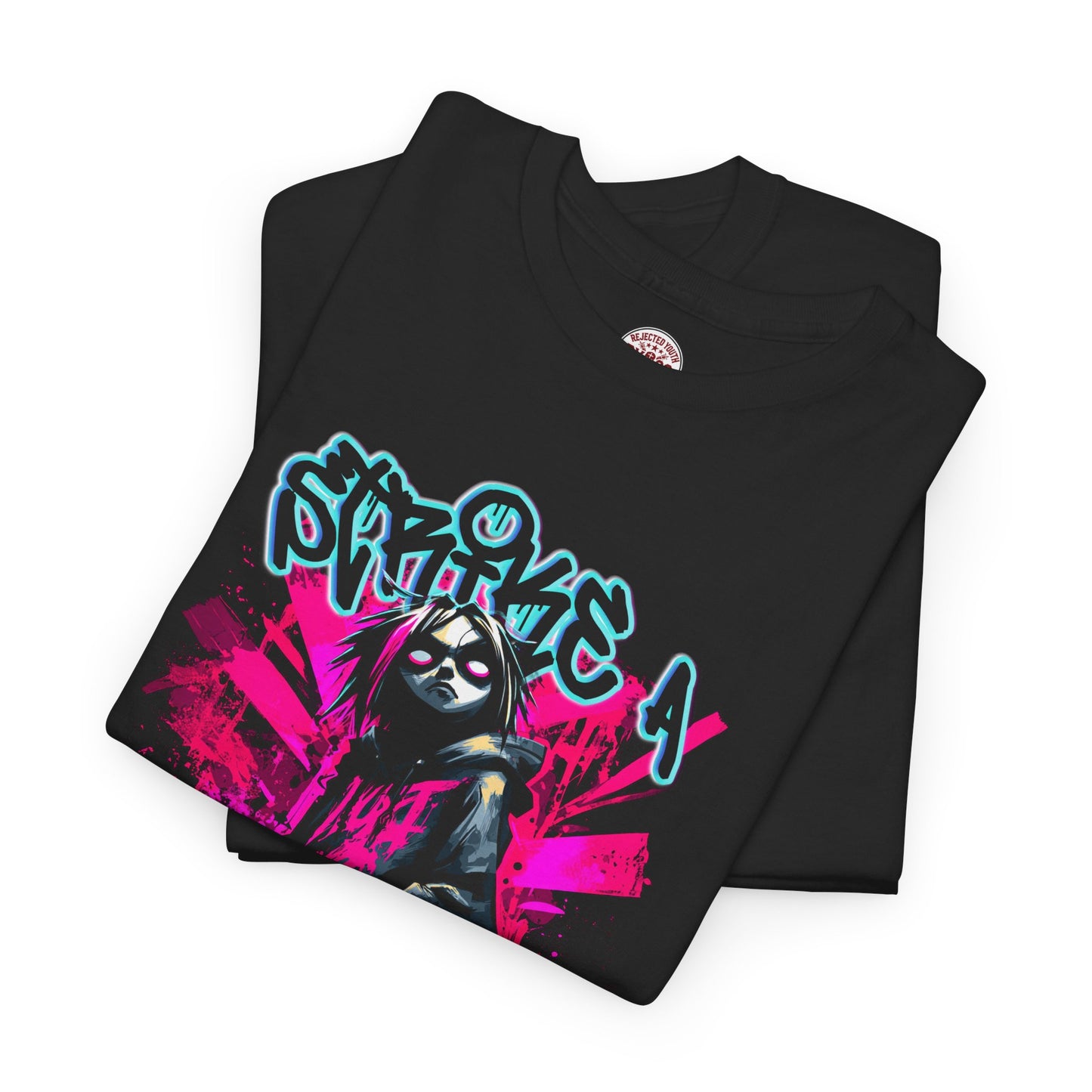 Strike a B***h Pose T-Shirt, Goth Punk Streetwear Graphic Tee, Alternative Grunge Y2K Fashion Shirt